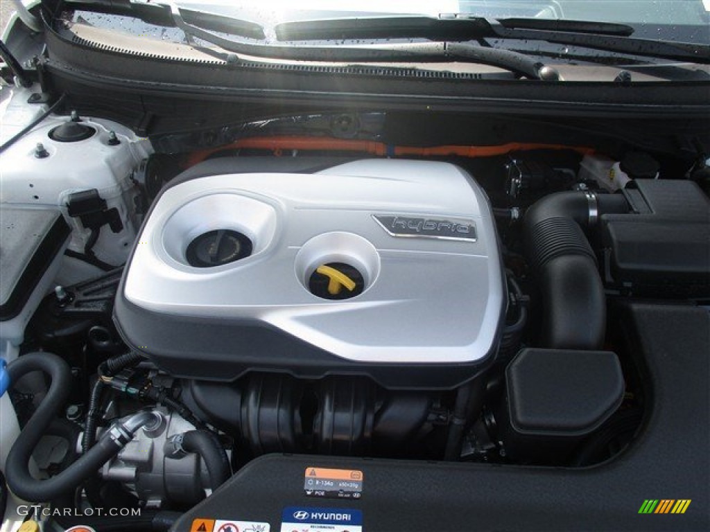 2016 Hyundai Sonata Hybrid Limited 2.0 Liter GDI DOHC 16-Valve D-CVVT 4 Cylinder Gasoline/Electric Hybrid Engine Photo #106032173