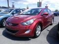 2013 Sparkling Ruby Hyundai Elantra GLS  photo #3