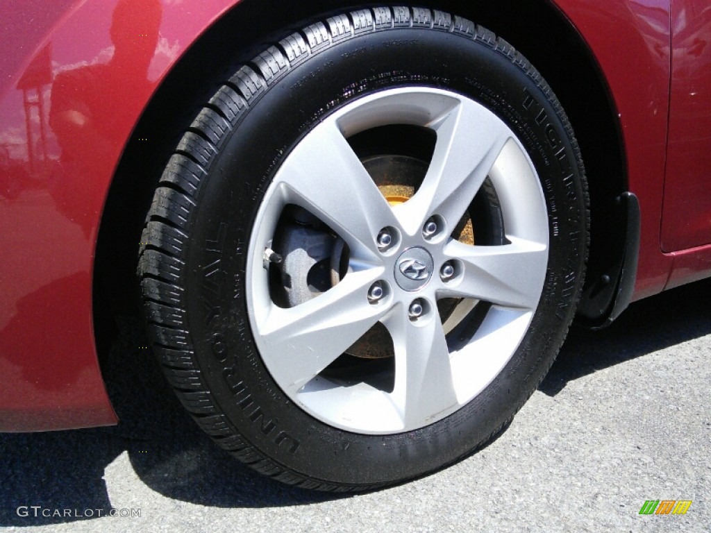 2013 Elantra GLS - Sparkling Ruby / Beige photo #6
