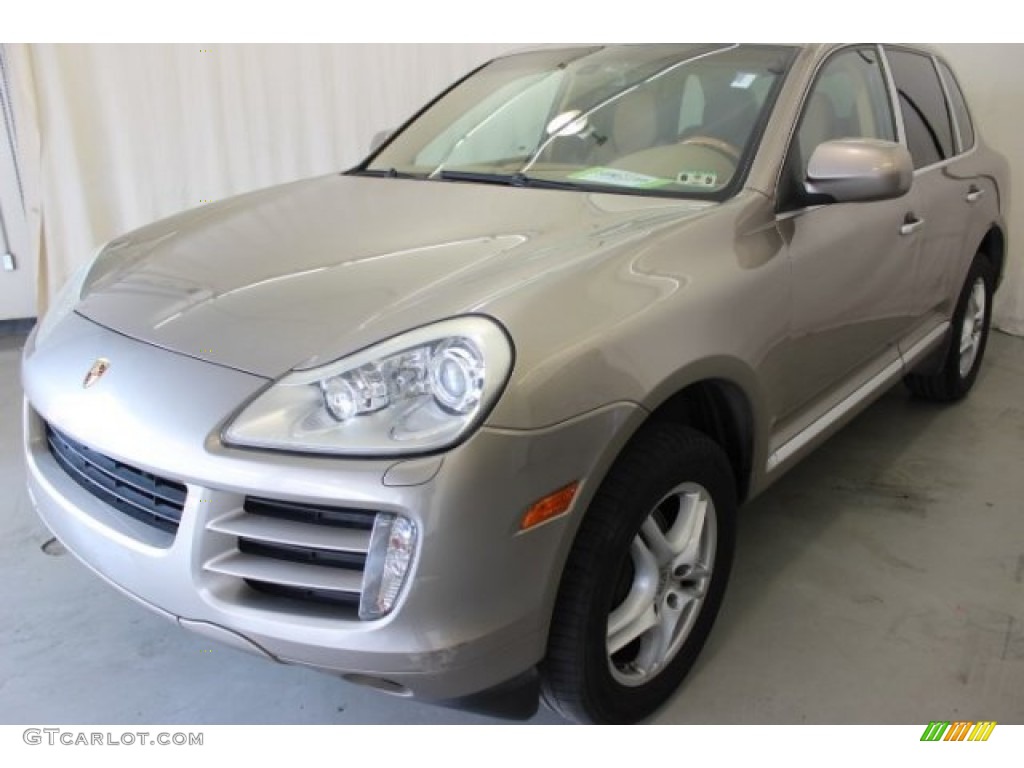 2009 Cayenne Tiptronic - Jarama Beige Metallic / Havanna/Sand Beige photo #3