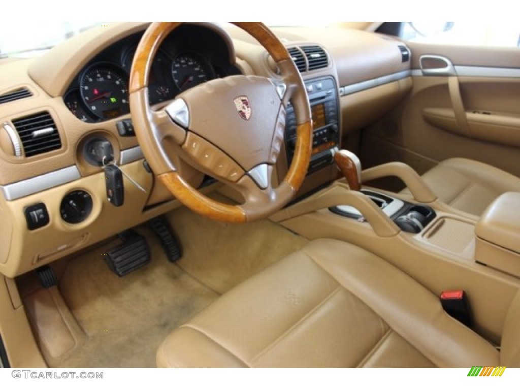 2009 Cayenne Tiptronic - Jarama Beige Metallic / Havanna/Sand Beige photo #17