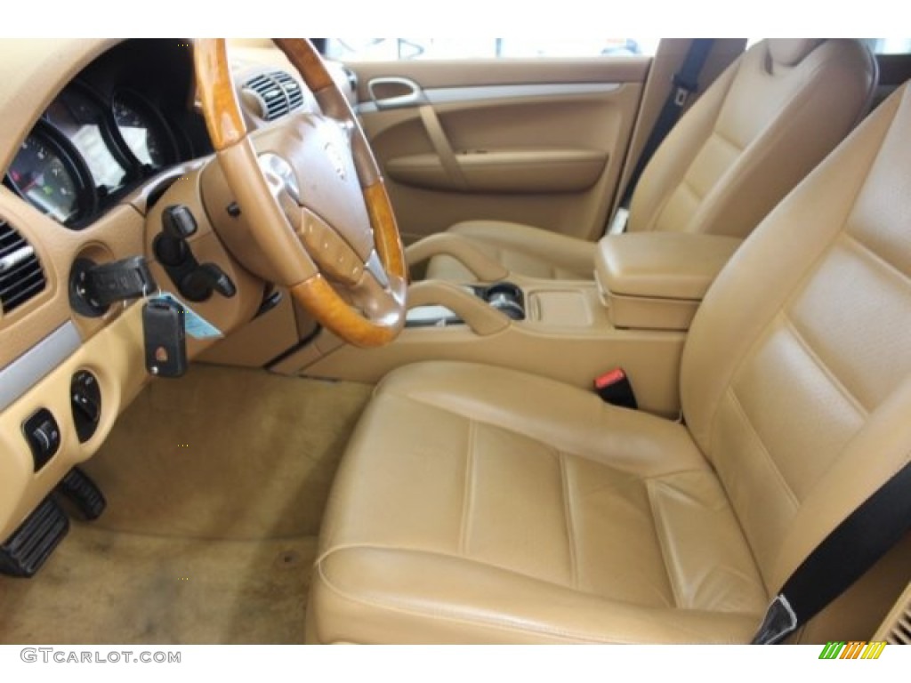 2009 Cayenne Tiptronic - Jarama Beige Metallic / Havanna/Sand Beige photo #18