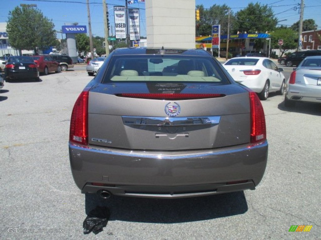 2012 CTS 4 3.0 AWD Sedan - Mocha Steel Metallic / Cashmere/Cocoa photo #3