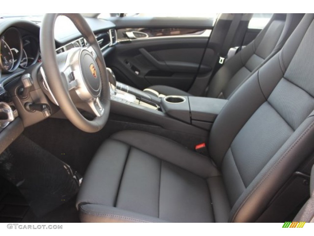 Black Interior 2016 Porsche Panamera Edition Photo #106039309