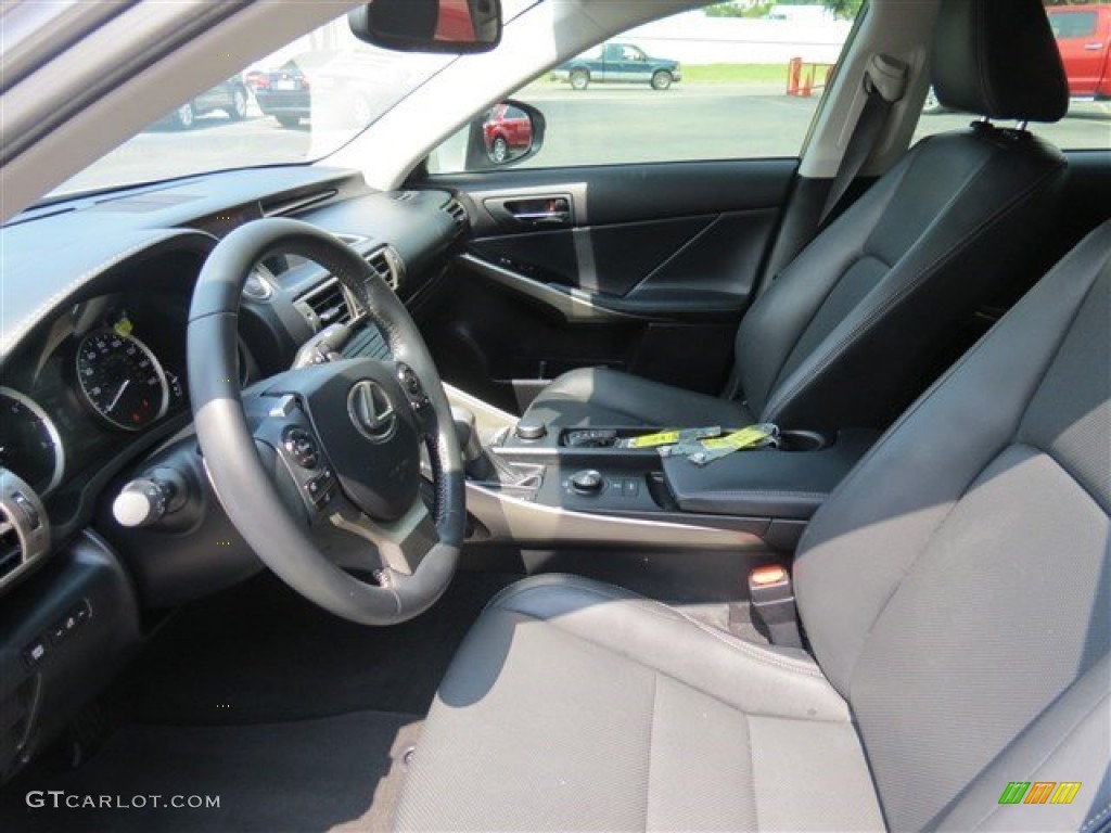 Black Interior 2015 Lexus IS 250 Photo #106039984