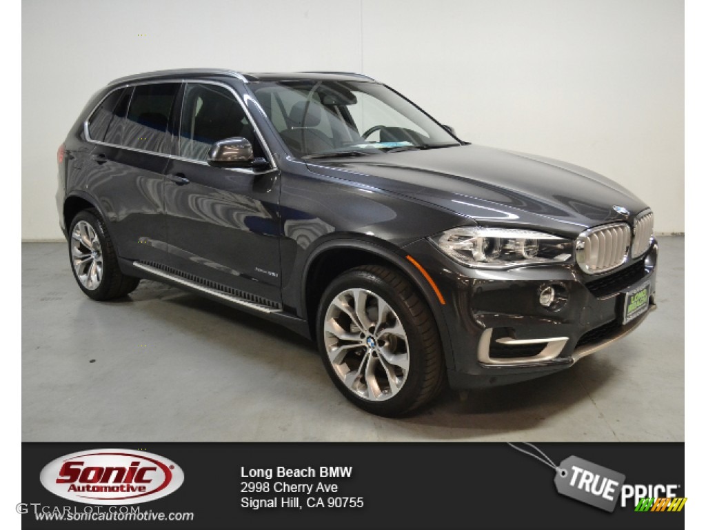 2014 X5 sDrive35i - Dark Graphite Metallic / Black photo #1