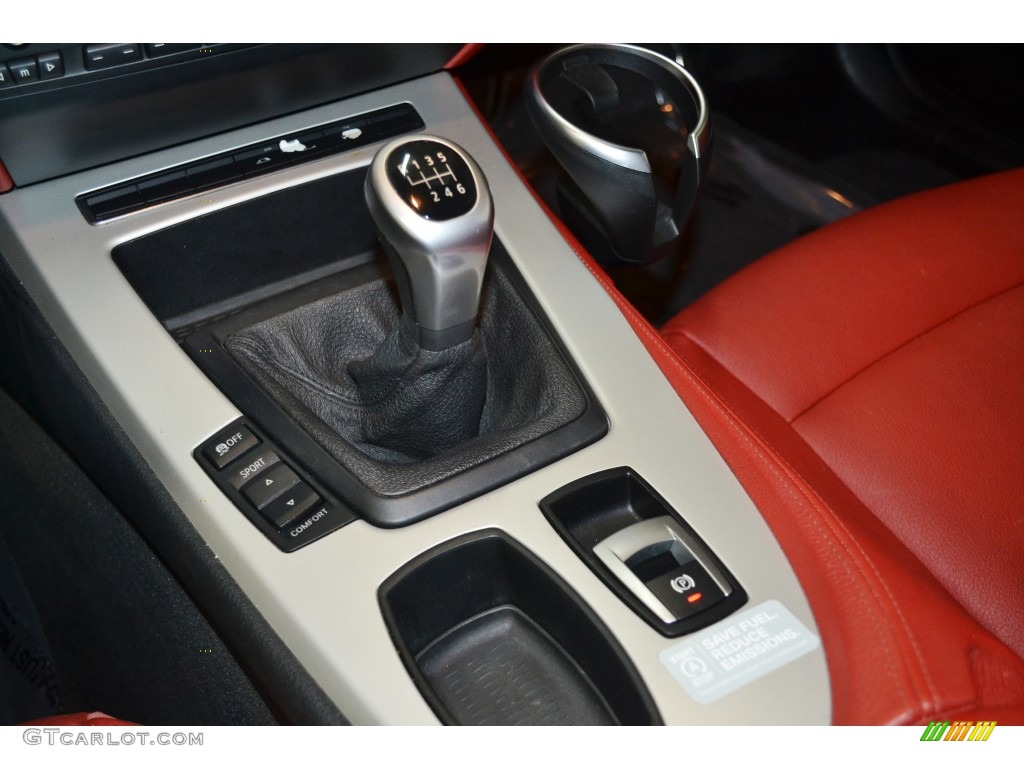 2012 Z4 sDrive28i - Space Gray Metallic / Coral Red photo #18