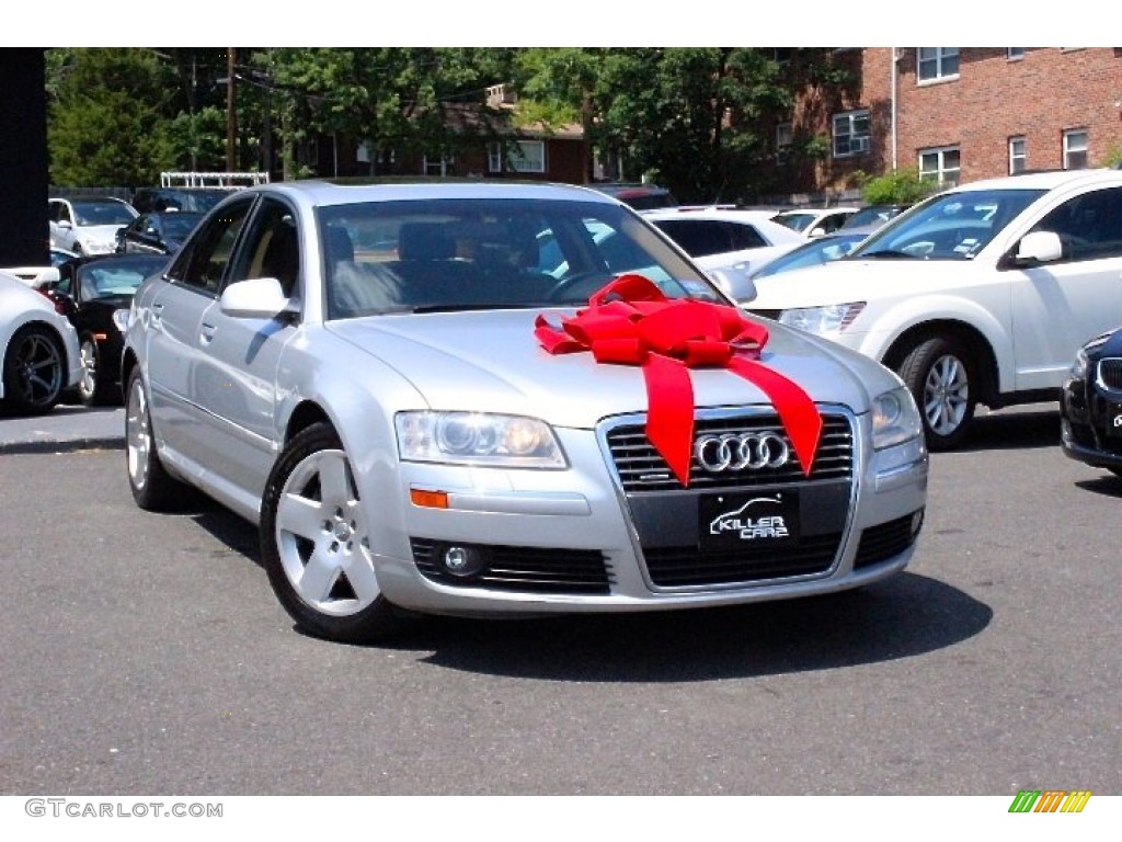 2007 A8 4.2 quattro - Light Silver Metallic / Sand Beige photo #1