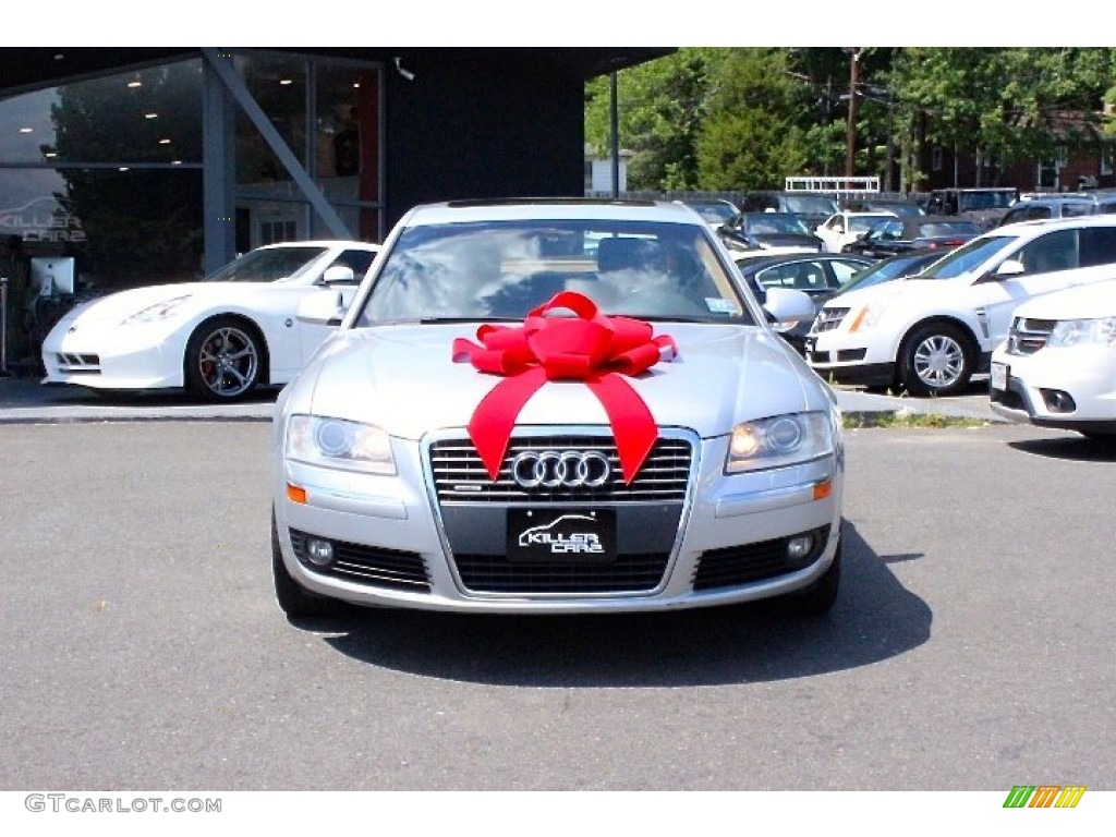 2007 A8 4.2 quattro - Light Silver Metallic / Sand Beige photo #2