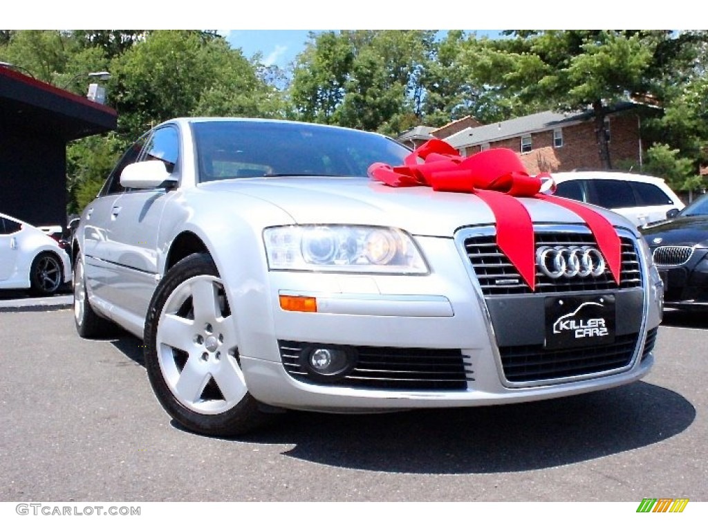 2007 A8 4.2 quattro - Light Silver Metallic / Sand Beige photo #4