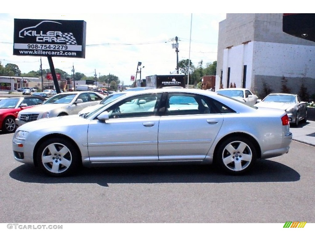 2007 A8 4.2 quattro - Light Silver Metallic / Sand Beige photo #5