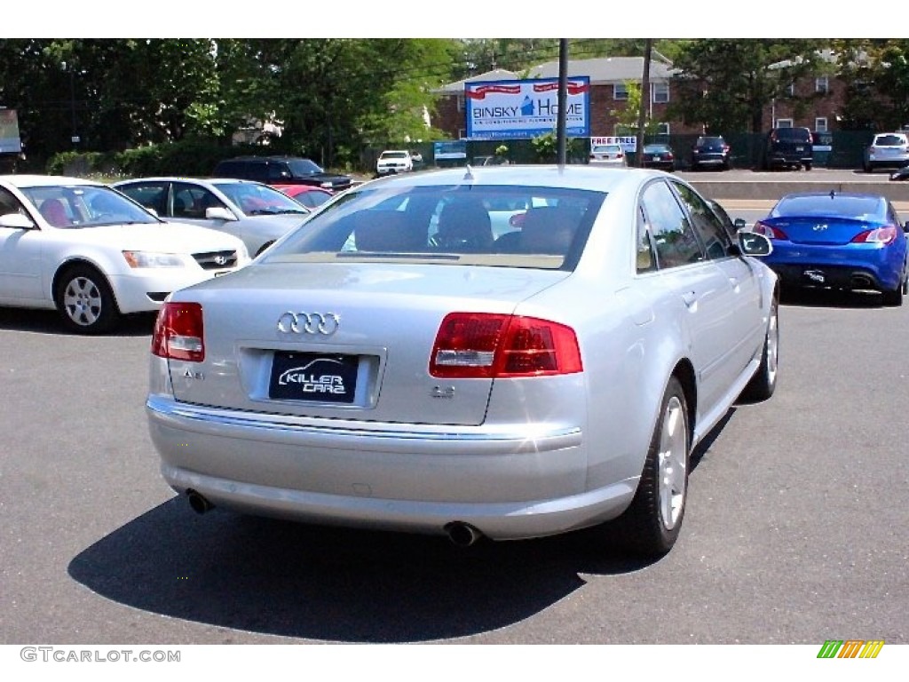 2007 A8 4.2 quattro - Light Silver Metallic / Sand Beige photo #10
