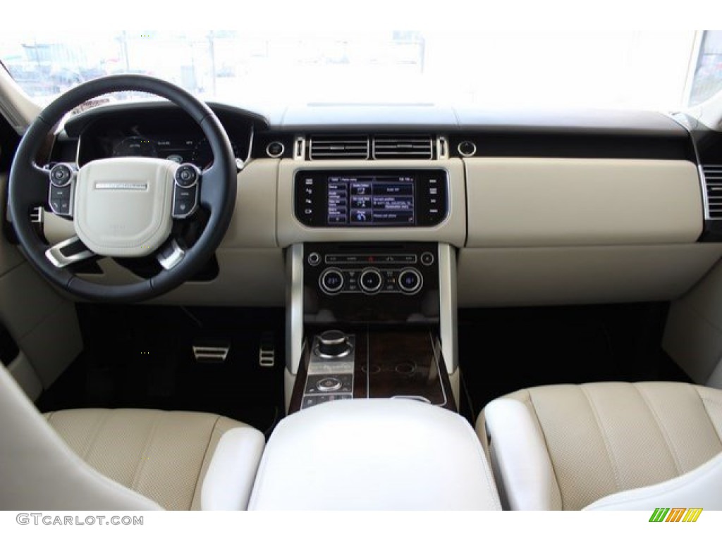 2014 Land Rover Range Rover Autobiography Ivory/Ebony Dashboard Photo #106046534