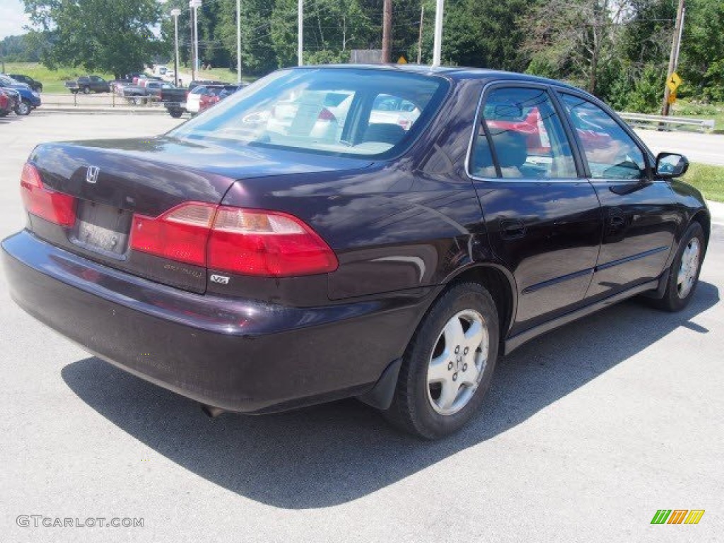 1999 Accord EX V6 Sedan - Black Currant Pearl / Ivory photo #4