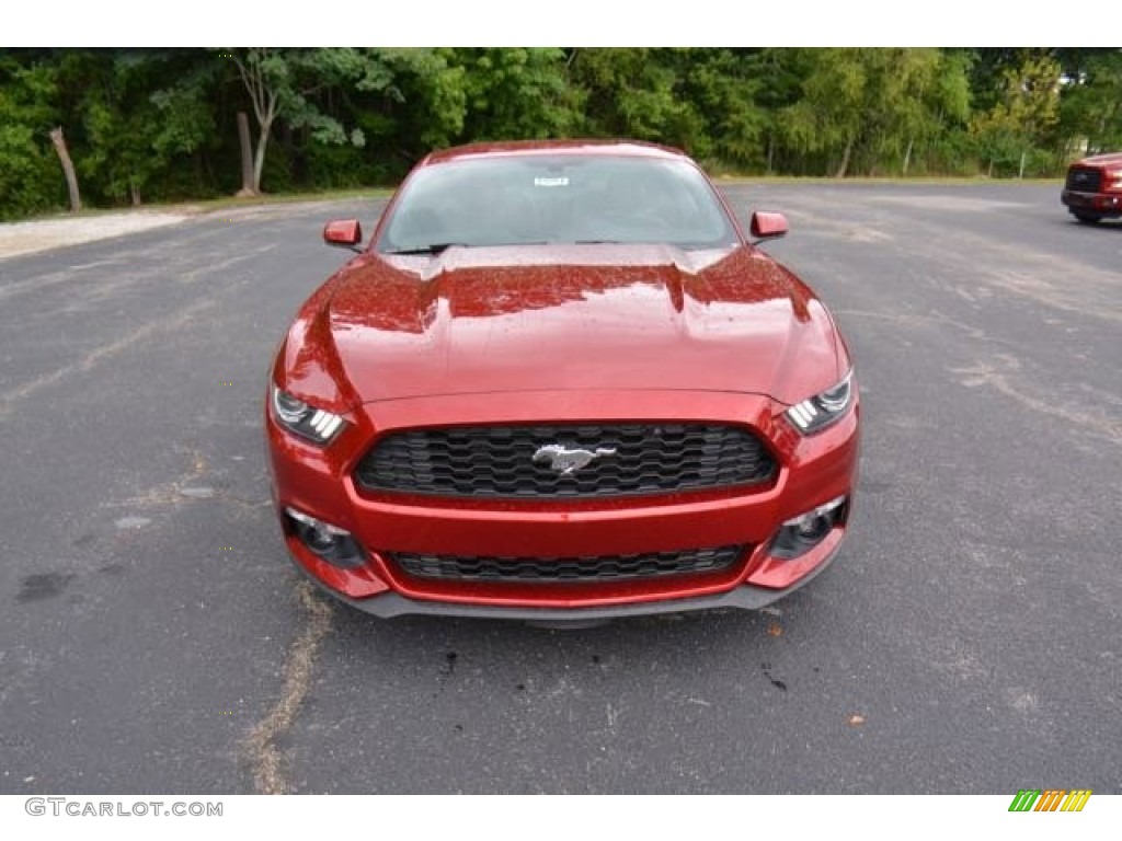 2015 Mustang EcoBoost Premium Coupe - Ruby Red Metallic / Ebony photo #2