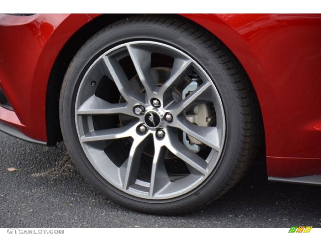 2015 Mustang EcoBoost Premium Coupe - Ruby Red Metallic / Ebony photo #9