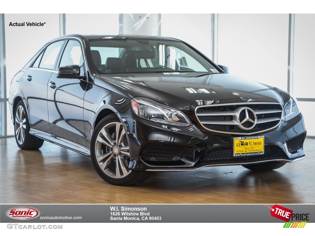 2016 E 350 Sedan - Black / Black photo #1