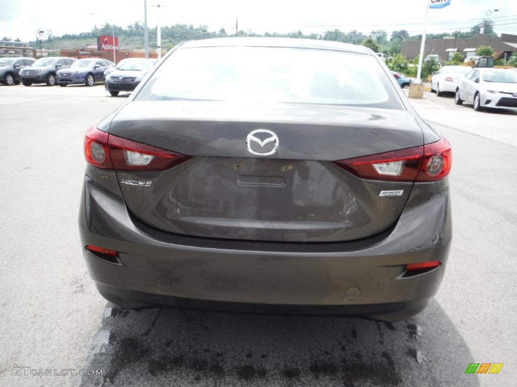 2014 MAZDA3 i Sport 4 Door - Meteor Gray Mica / Black photo #7