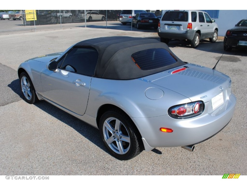 2007 MX-5 Miata Touring Roadster - Sunlight Silver Metallic / Black photo #3