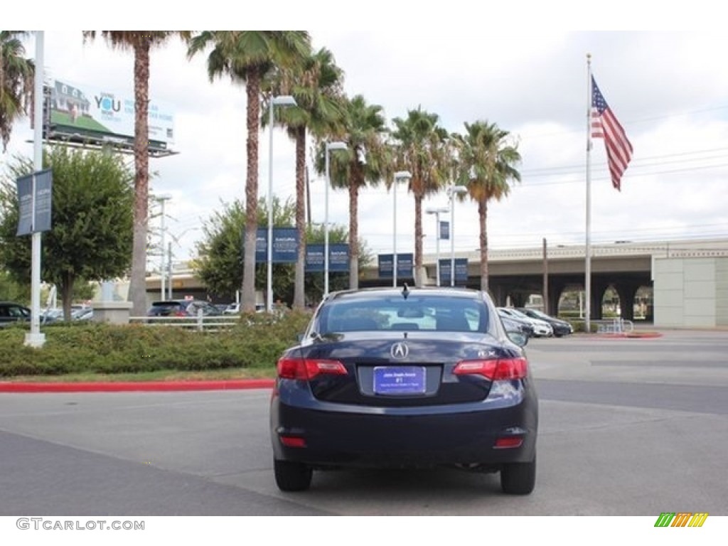 2013 ILX 2.0L - Fathom Blue Pearl / Ebony photo #6