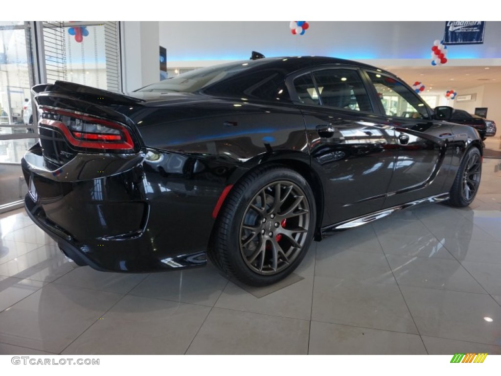 2015 Charger SRT Hellcat - Pitch Black / SRT Black/Alcantara photo #2