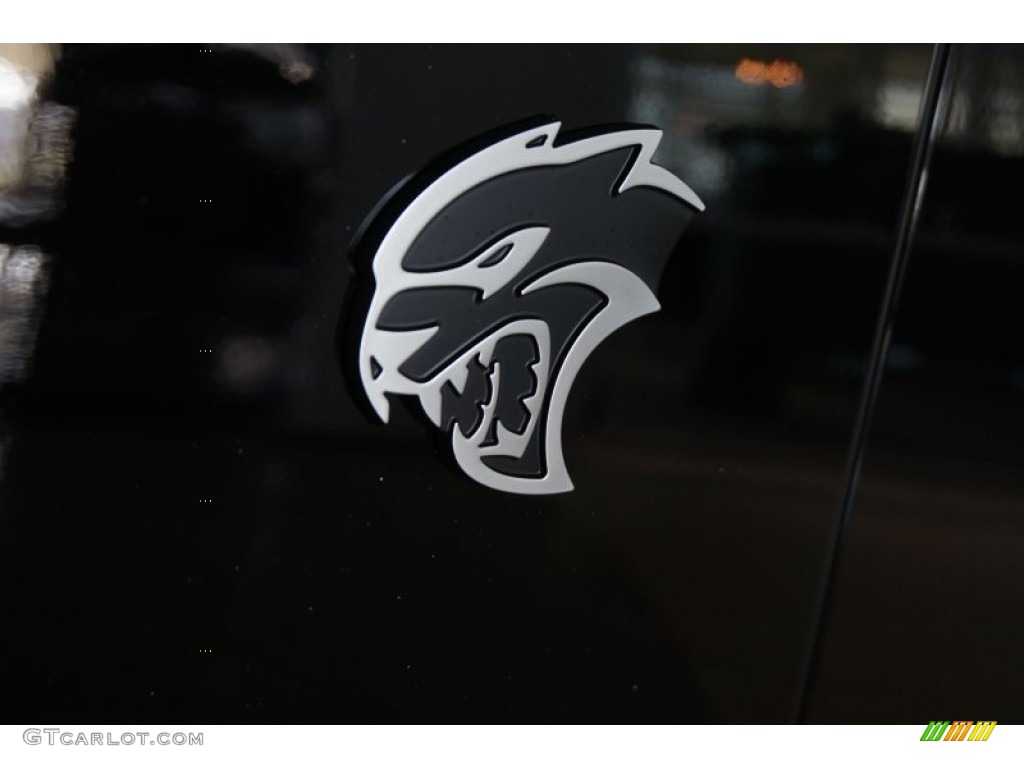 2015 Charger SRT Hellcat - Pitch Black / SRT Black/Alcantara photo #7