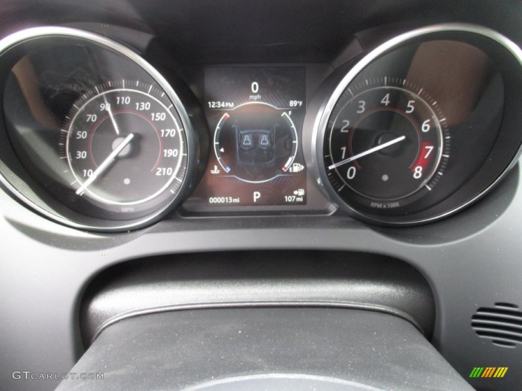 2016 Jaguar F-TYPE R Convertible Gauges Photo #106056441