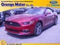 2015 Ruby Red Metallic Ford Mustang EcoBoost Premium Convertible  photo #1