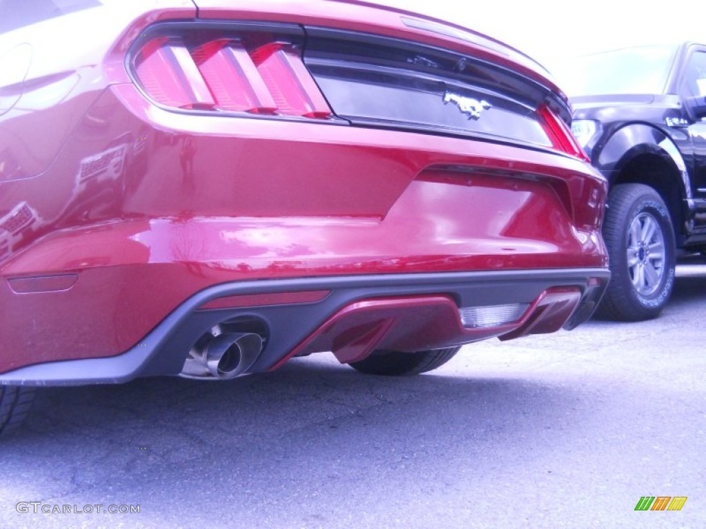 2015 Mustang EcoBoost Premium Convertible - Ruby Red Metallic / Ceramic photo #8