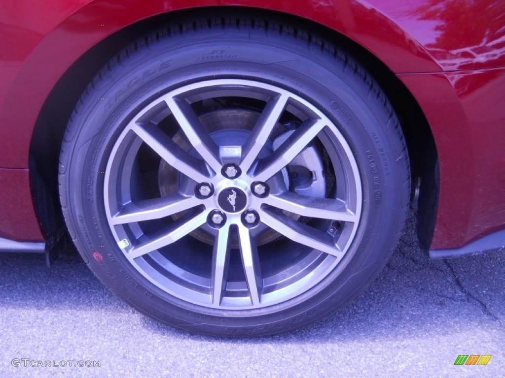 2015 Mustang EcoBoost Premium Convertible - Ruby Red Metallic / Ceramic photo #10