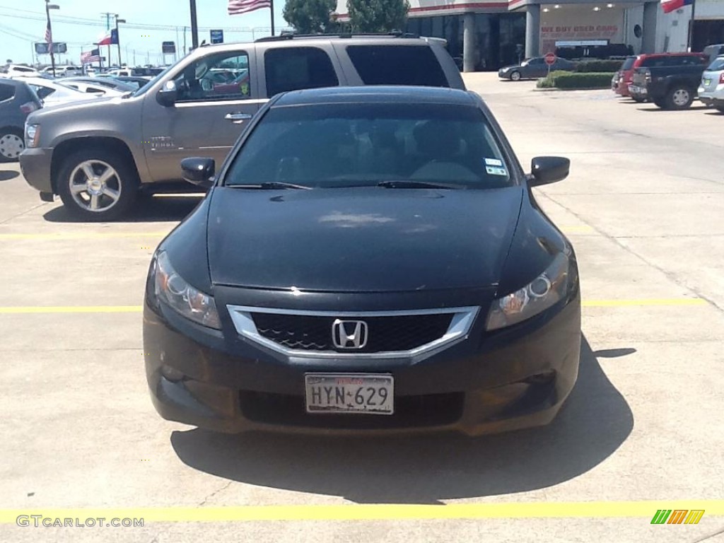 2008 Accord EX-L V6 Coupe - Nighthawk Black Pearl / Black photo #1