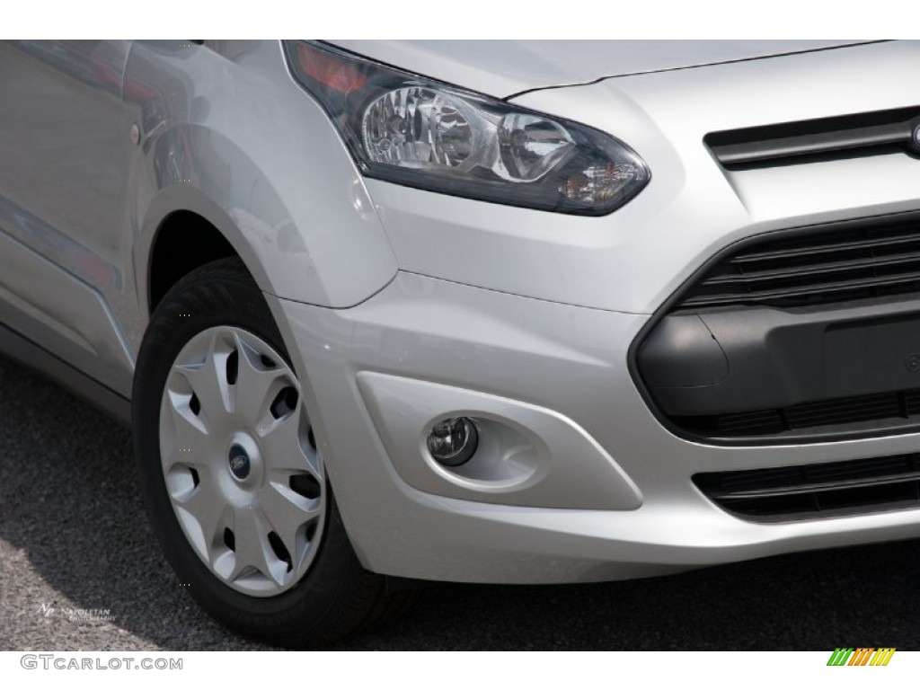 2015 Transit Connect XLT Wagon - Silver / Charcoal Black Cloth photo #2