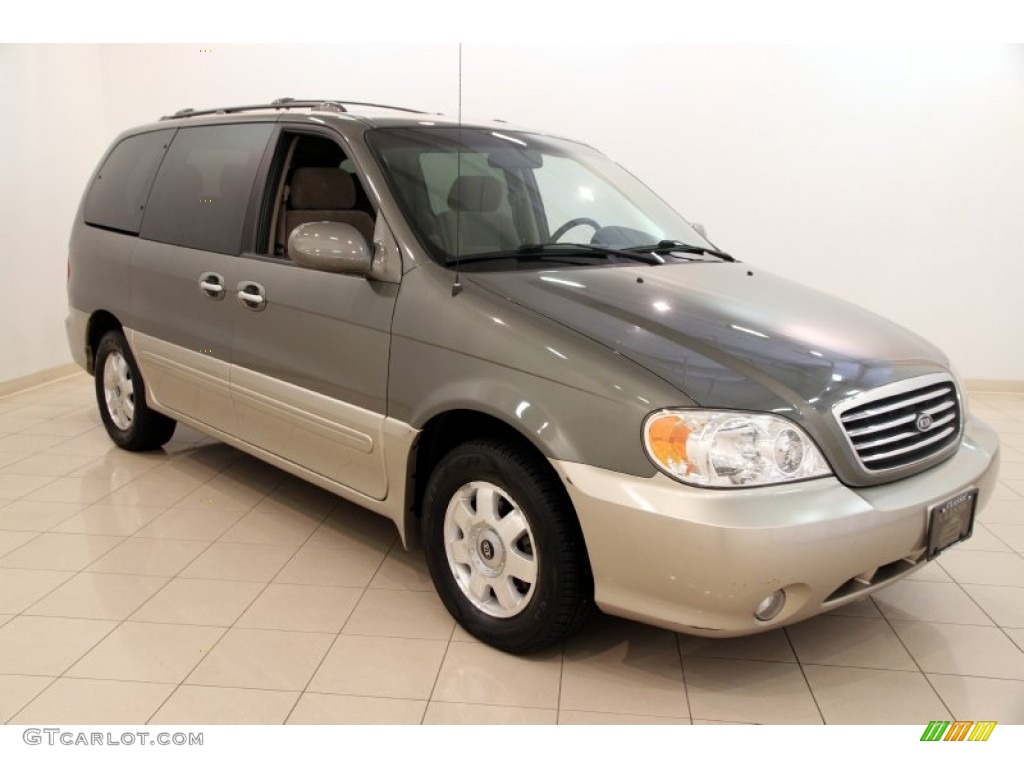 2003 Sedona EX - Sage Green / Beige photo #1