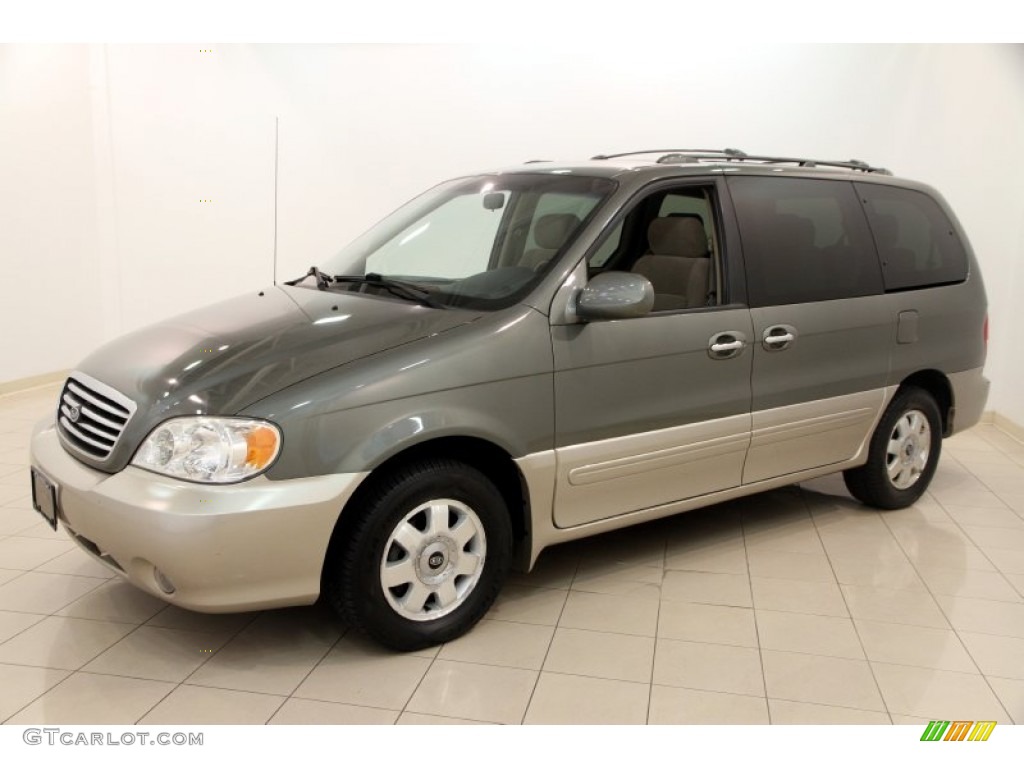 2003 Sedona EX - Sage Green / Beige photo #3