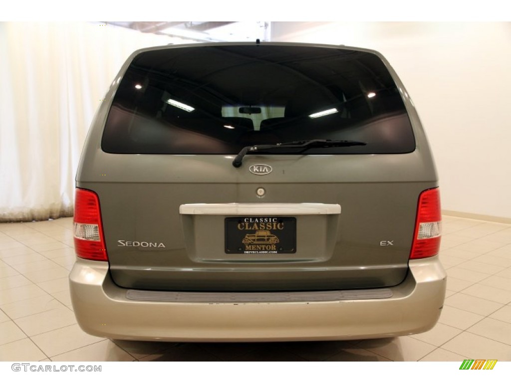 2003 Sedona EX - Sage Green / Beige photo #17