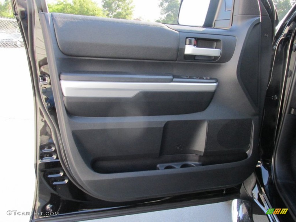 2015 Toyota Tundra SR5 CrewMax Black Door Panel Photo #106061340