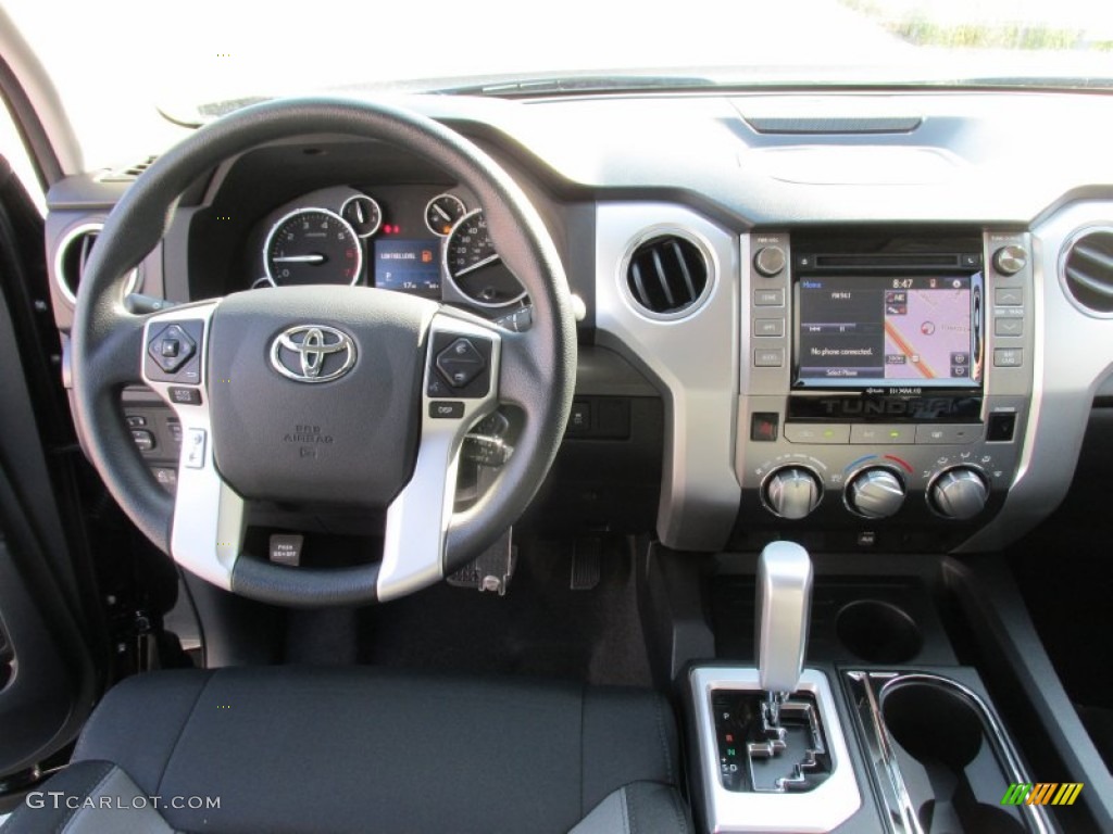2015 Toyota Tundra SR5 CrewMax Black Dashboard Photo #106061421