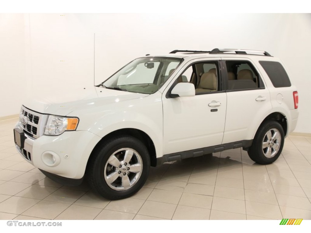 2010 Escape Limited V6 4WD - White Suede / Camel photo #3