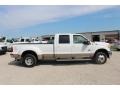 White Platinum Tri-Coat Metallic - F350 Super Duty Lariat Crew Cab 4x4 Dually Photo No. 4