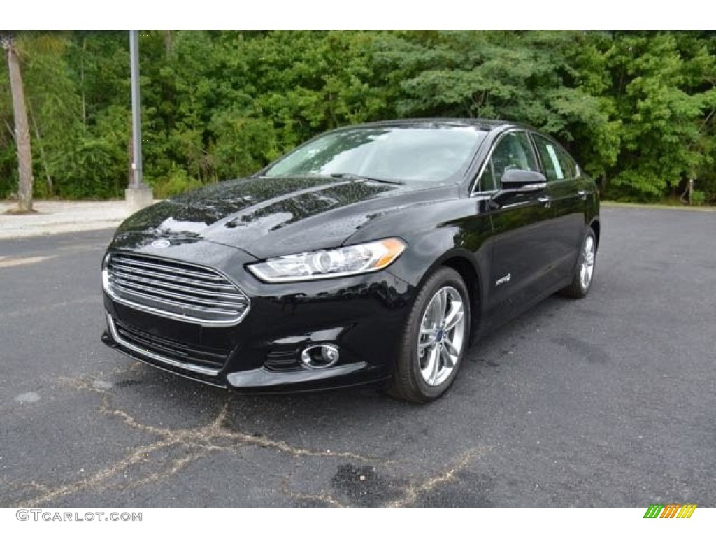 Shadow Black 2016 Ford Fusion Hybrid Titanium Exterior Photo #106066456