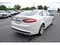 2016 White Platinum Tri-Coat Metallic Ford Fusion SE  photo #5