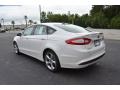 2016 White Platinum Tri-Coat Metallic Ford Fusion SE  photo #8