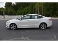 2016 White Platinum Tri-Coat Metallic Ford Fusion SE  photo #9