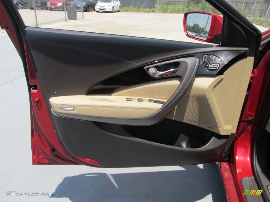 2015 Hyundai Azera Limited Camel Door Panel Photo #106067355