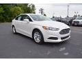 2016 White Platinum Tri-Coat Metallic Ford Fusion SE  photo #3