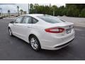 2016 White Platinum Tri-Coat Metallic Ford Fusion SE  photo #8