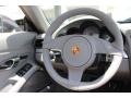 2016 Porsche 911 Platinum Grey Interior Steering Wheel Photo