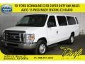 Oxford White 2010 Ford E Series Van E350 XLT Passenger Extended