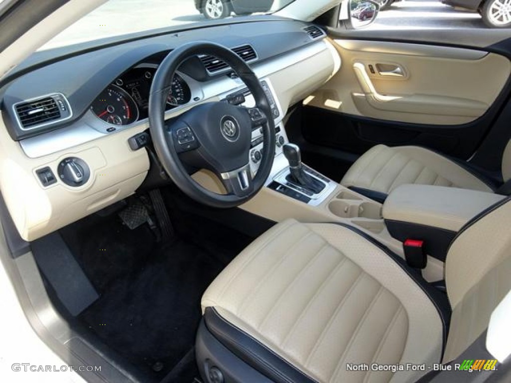 2013 CC Sport Plus - Candy White / Desert Beige/Black photo #31