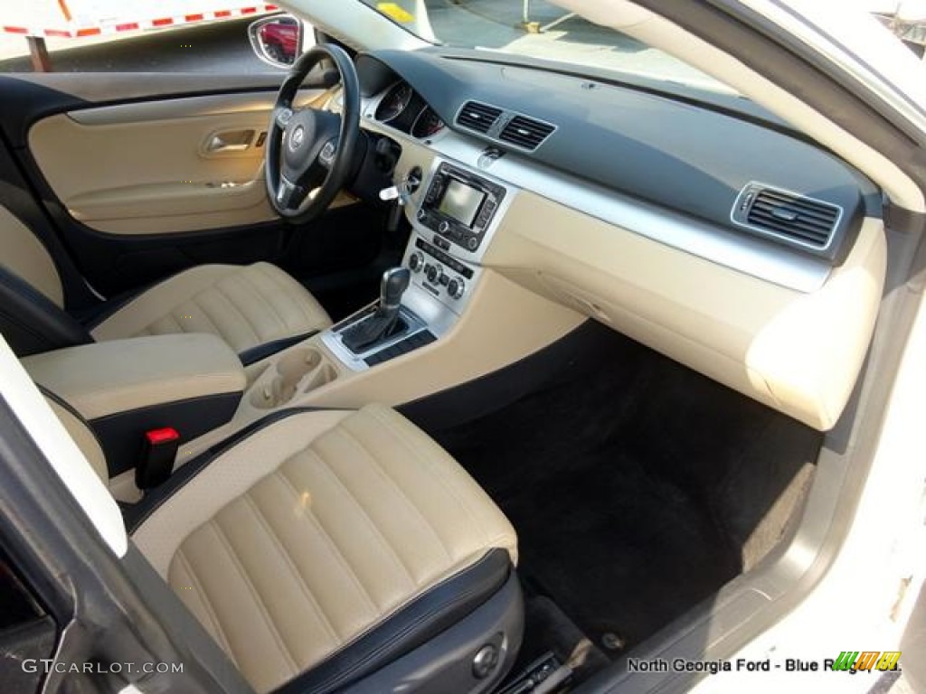 2013 CC Sport Plus - Candy White / Desert Beige/Black photo #32